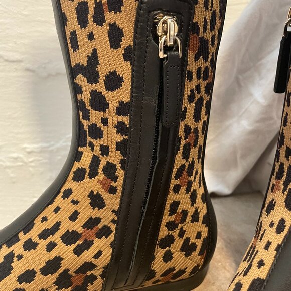 Kate Spade Mikayla Leopard Boots - size 7.5 - Picture 2 of 4